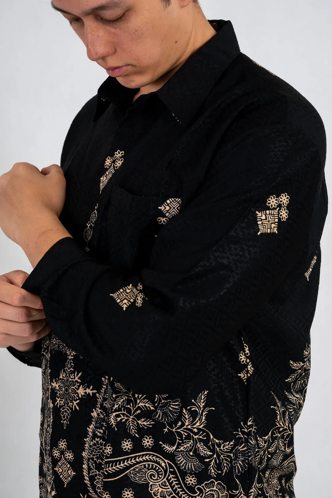 Men's Batik Shirt - Commander | Long Sleeves