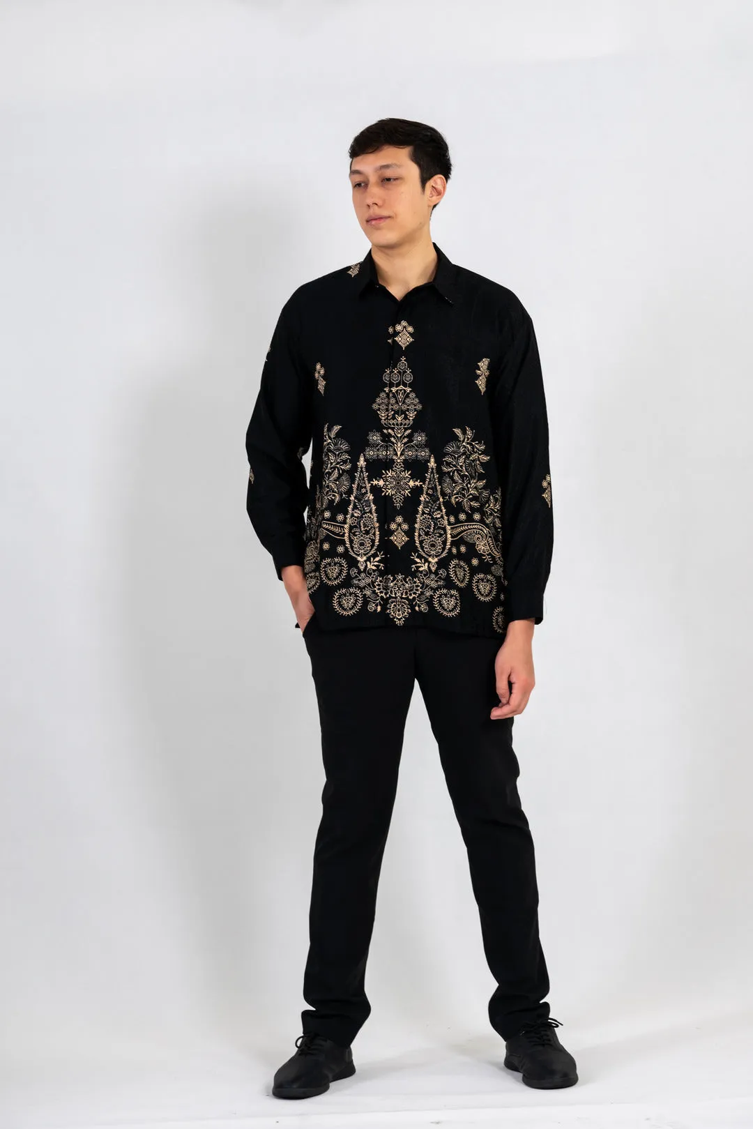 Men's Batik Shirt - Commander | Long Sleeves