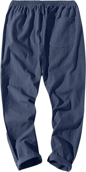 Mens Lounge Pants Home Outdoor Fashion Casual Basic Loose Quick-Drying Pants Polyester Pants Men