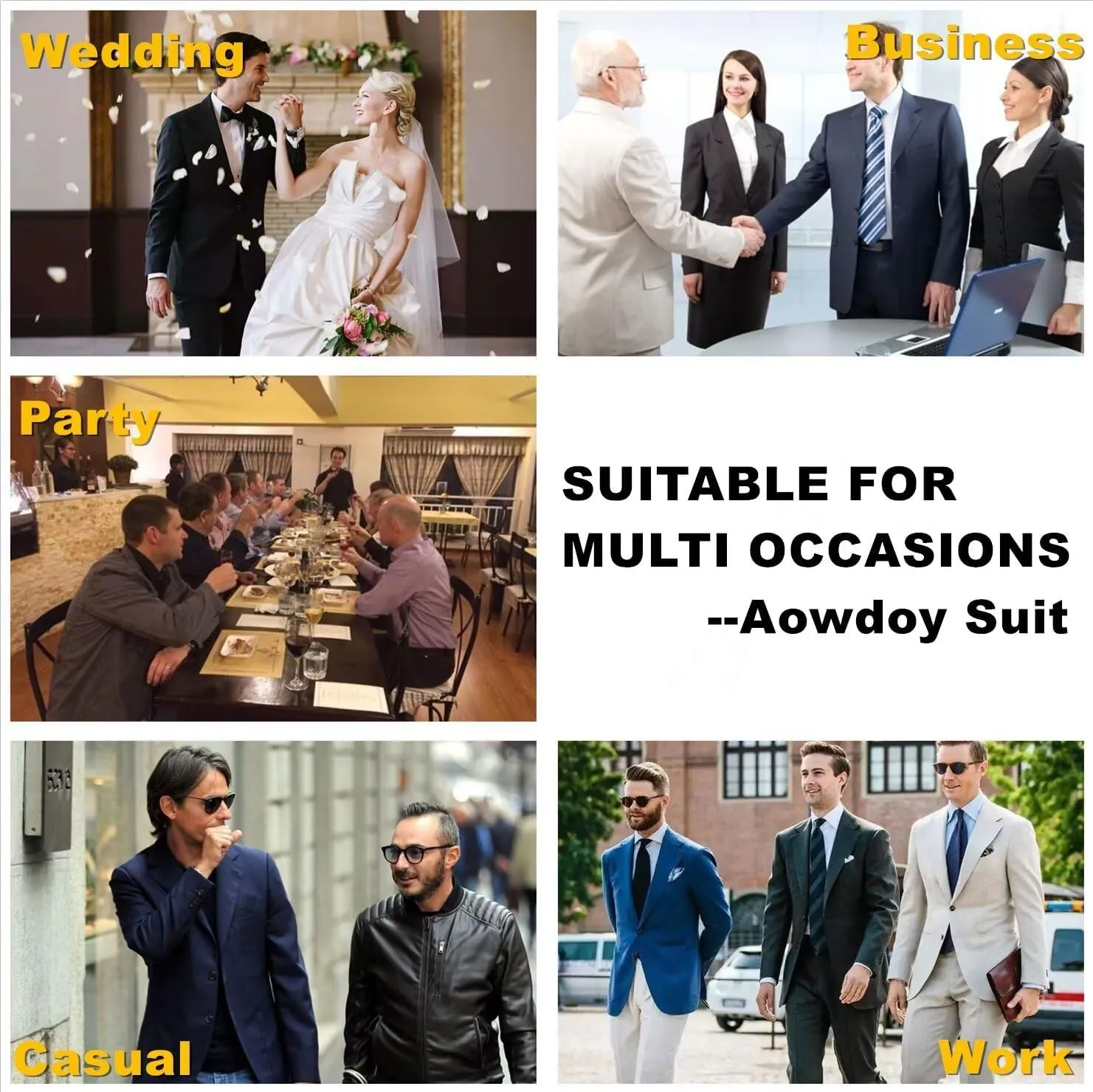 Men's Suit Jacket Tuxedo Jacket Blazer for Men Dinner Suit Prom Wedding Dress Coat