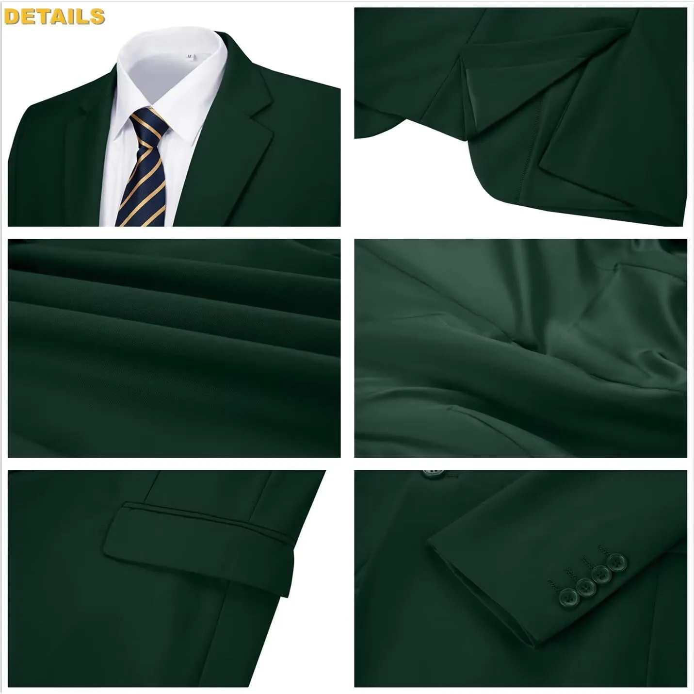 Men's Suit Jacket Tuxedo Jacket Blazer for Men Dinner Suit Prom Wedding Dress Coat