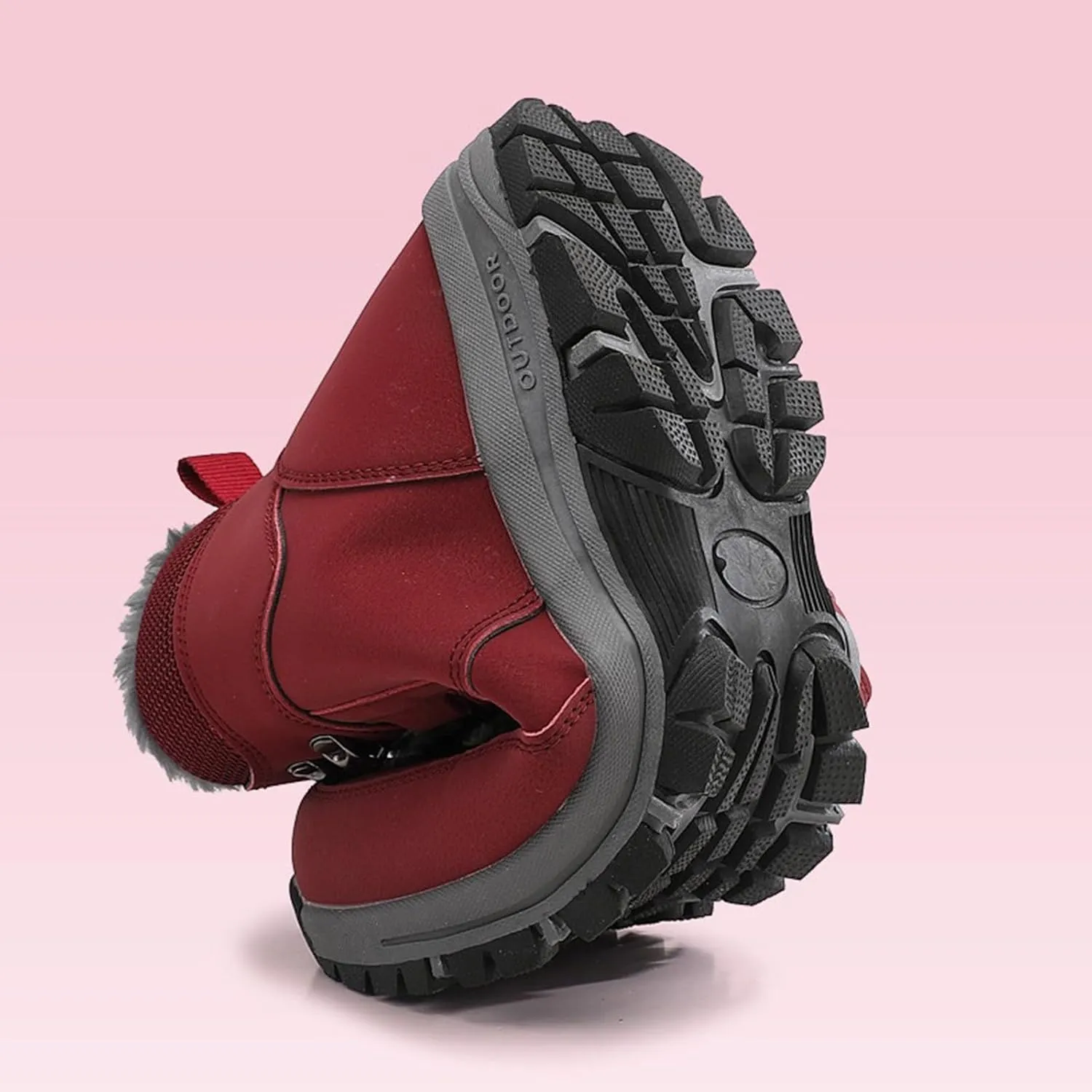 Men's Work Boots Wide Width Hiking Sneakers Warm Ankle Womens Safety Toe Shoes Slip Resistant Wide Outdoor Shoes Slip on Loafers Hike Grounded Footwear