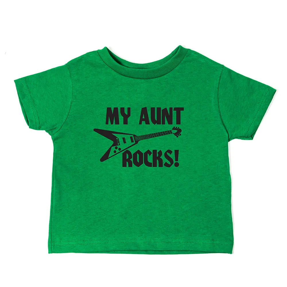 My Aunt Rocks Toddler Short Sleeve T-Shirt