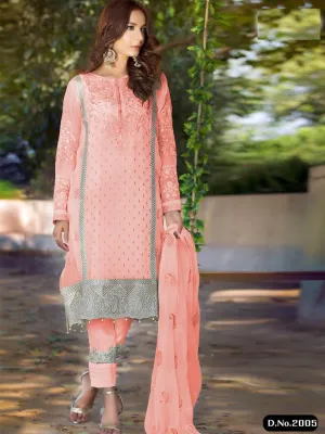 PAKISTANI NEW CONCEPT MULTIPLE SUIT GEORGETTE WITH ZARI WORK