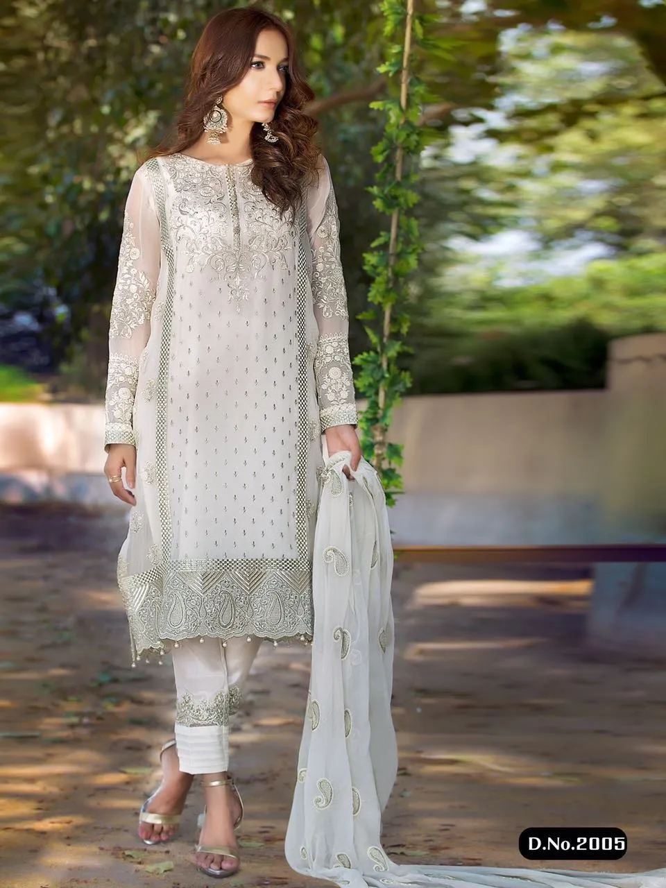 PAKISTANI NEW CONCEPT MULTIPLE SUIT GEORGETTE WITH ZARI WORK