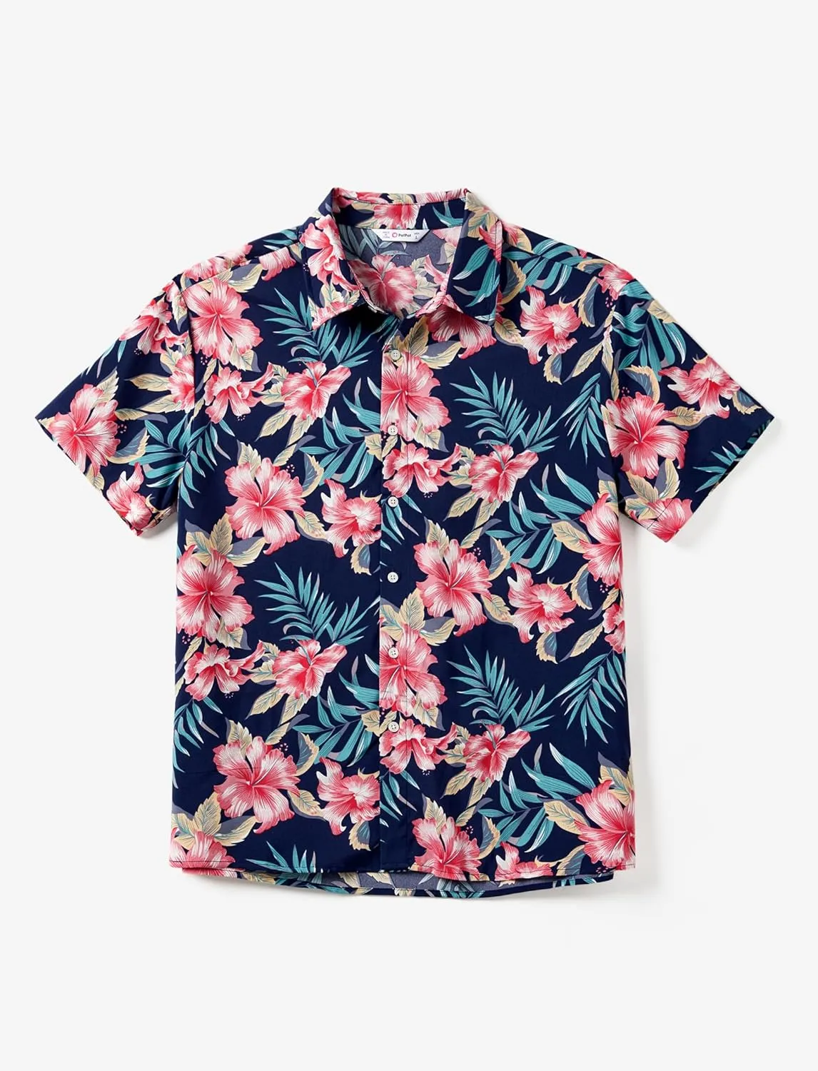 PATPAT Family Hawaiian Matching Outfits Mommy and Me Outfits Caribbean Vacation Summer Tropical Halter Sundresses and Shirts