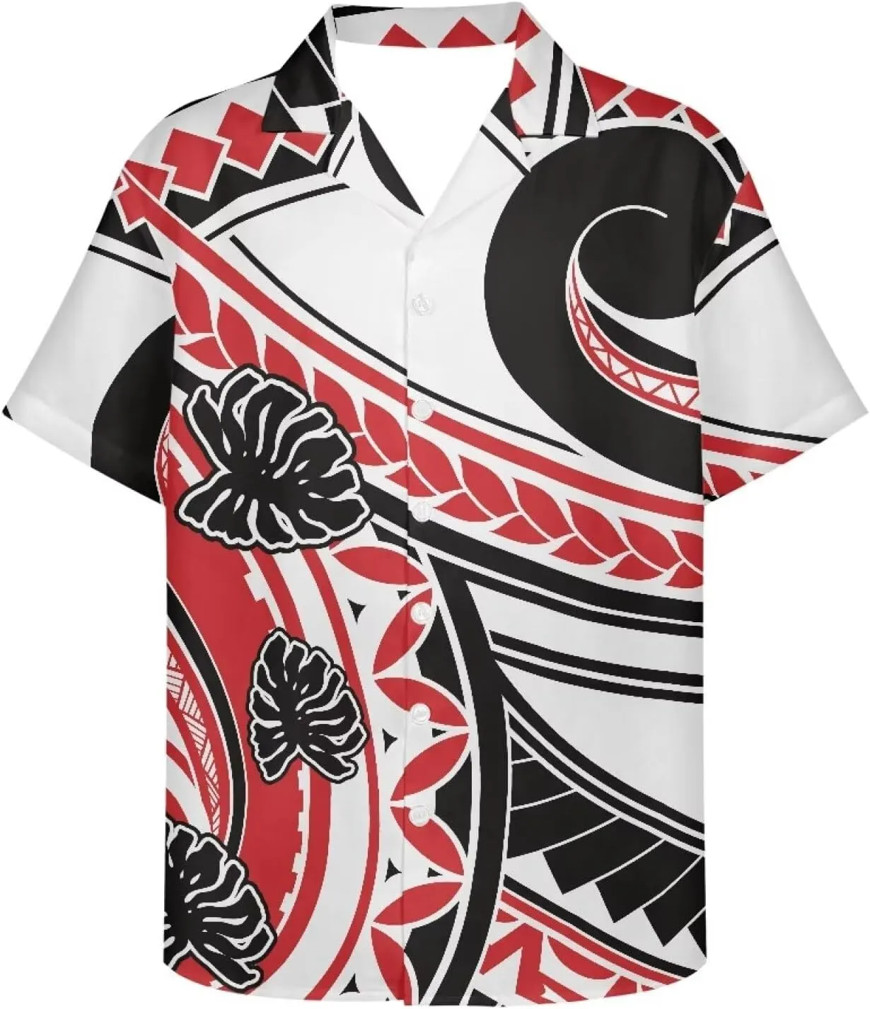 Plus Size Couple Outfit Sets Polynesian Tapa Puletasi Samoan Women Dress and Men Shirts Lavalava Couple Sets