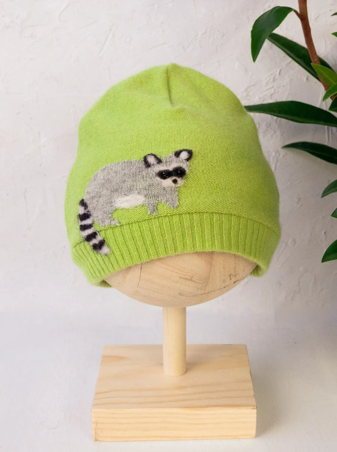 Raccoon Cashmere Hat - Child