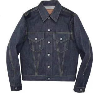 Red Tornado 14oz Selvedge Denim Trucker Jacket Cropped Fit