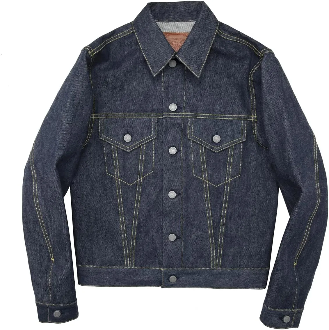 Red Tornado 14oz Selvedge Denim Trucker Jacket Cropped Fit