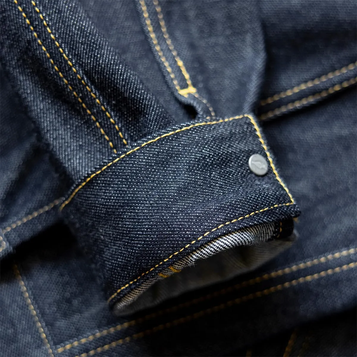 Red Tornado 14oz Selvedge Denim Trucker Jacket Cropped Fit
