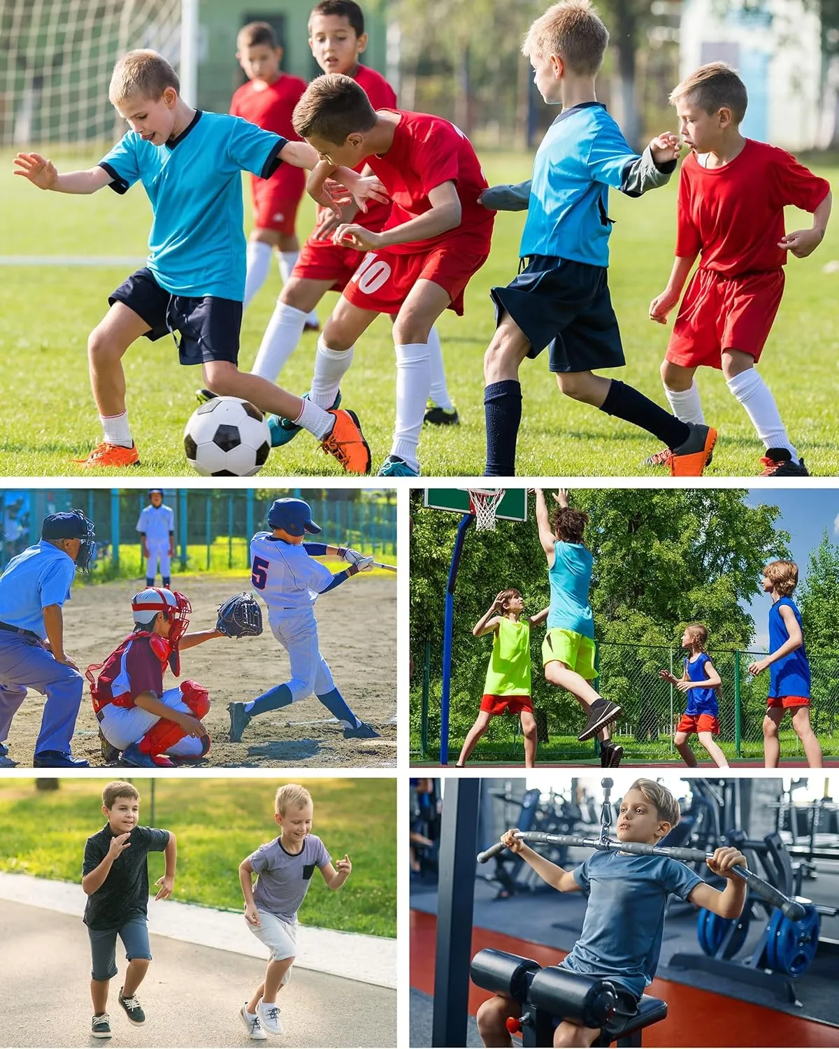 Roadbox Boys Girls Compression Shirts - Youth Long Sleeve Athletic Undershirt Mock Neck for Football Baseball Basketball