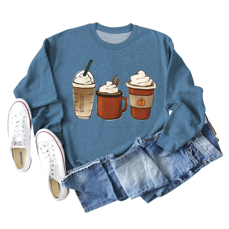 Round Neck Fashion Loose Bottoming Autumn and Winter Long-sleeved Women's Large Size Sweater