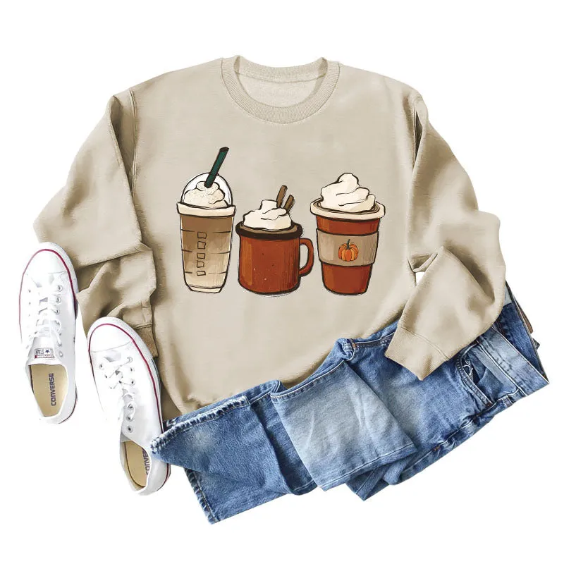 Round Neck Fashion Loose Bottoming Autumn and Winter Long-sleeved Women's Large Size Sweater