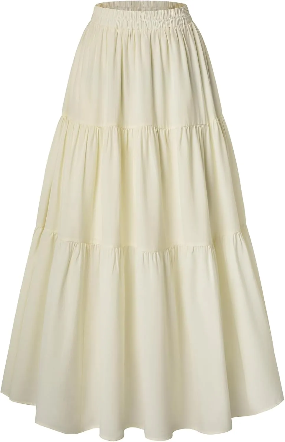 Scarlet Darkness Maxi Long Skirts for Women Summer Flowy Renaissance Skirt with Pockets