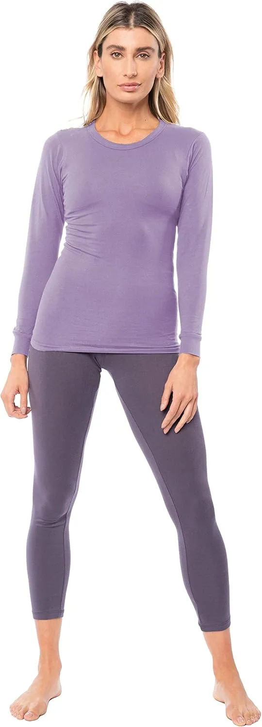 Sexy Basics Women's Cotton Stretch Athletic T-Shirt | Long Sleeve Tops |Multi Packs Colors