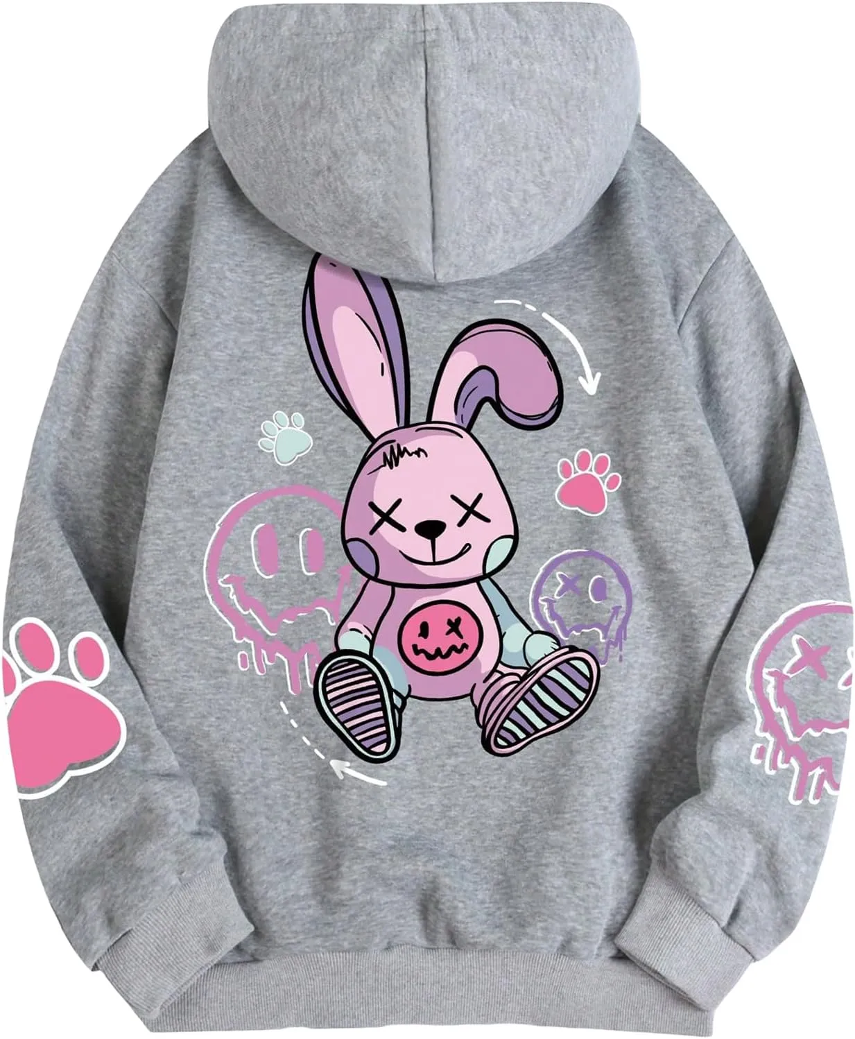 SHENHE Women's Letter Print Thermal Lined Hooded Sweatshirt Graphic Hoodie Pullover