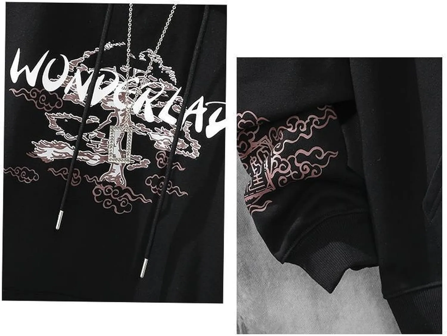 SHINsuke Men Women Japanese Anime Hoodie Y2K Harajuku Sakura Sweatshirt Korean Long Sleeve Fleece Pullover Tops Clothes
