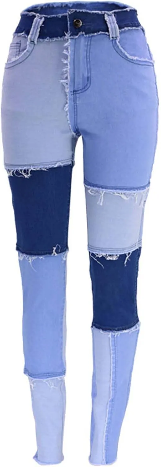 Skinny Jeans for Women High Waist Stretchy Classic High Rise Slimming Jeggings Denim Trousers Pants 2024 Summer