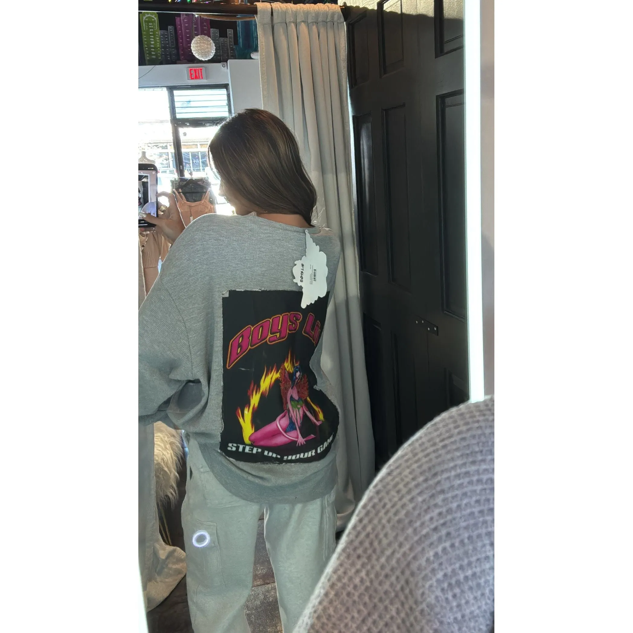 Step Up Your Game Thermal Boyfriend Longsleeve