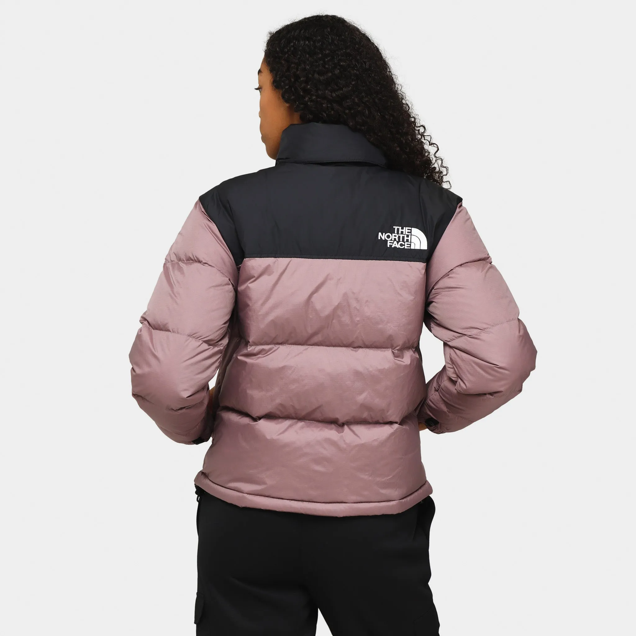 The North Face Women's 1996 Retro Nuptse Jacket Fawn Grey / TNF Black