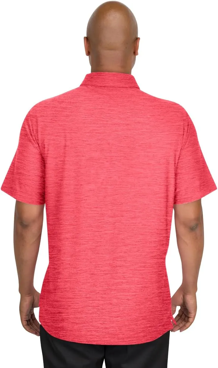 Three Sixty Six Golf Shirts for Men - Dry Fit Short-Sleeve Polo, Athletic Casual Collared T-Shirt
