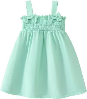 Toddler Baby Girl Dress Summer Clothes Suspender Sundress Kids Casual Sleeveless Beach Dresses