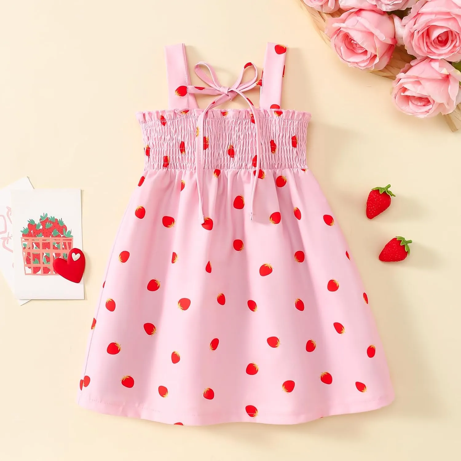 Toddler Baby Girl Dress Summer Clothes Suspender Sundress Kids Casual Sleeveless Beach Dresses