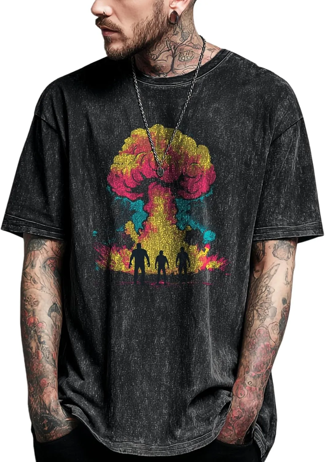 Tshirts for Men Cool Summer Outdoor Streetwear Short Sleeve Big and Tall Quick Dry Undershirts Trendy Clothes