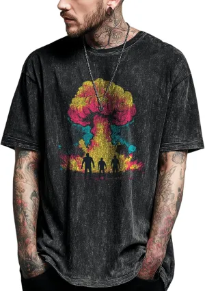 Tshirts for Men Cool Summer Outdoor Streetwear Short Sleeve Big and Tall Quick Dry Undershirts Trendy Clothes