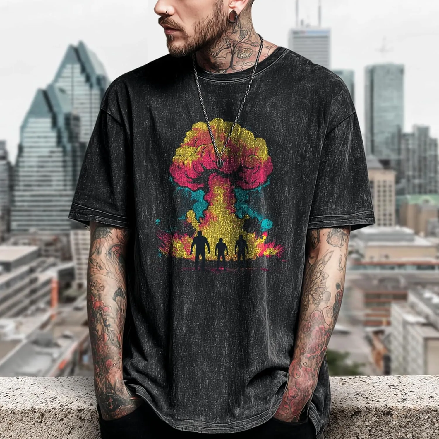Tshirts for Men Cool Summer Outdoor Streetwear Short Sleeve Big and Tall Quick Dry Undershirts Trendy Clothes