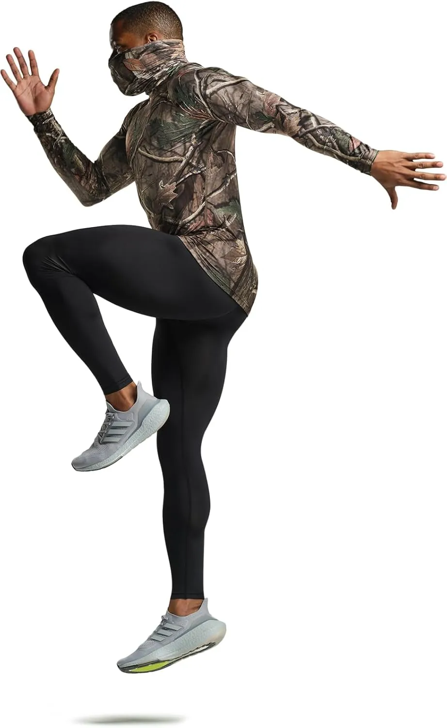 TSLA Men's UPF 50  Mock Long Sleeve Compression Shirts, Athletic Workout Shirt, Base Layer for Water Sports