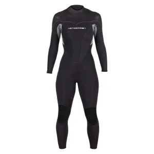 Used Henderson 5mm Women's Thermoprene Pro Back Zip Wetsuit, Black / Black, Size: 18