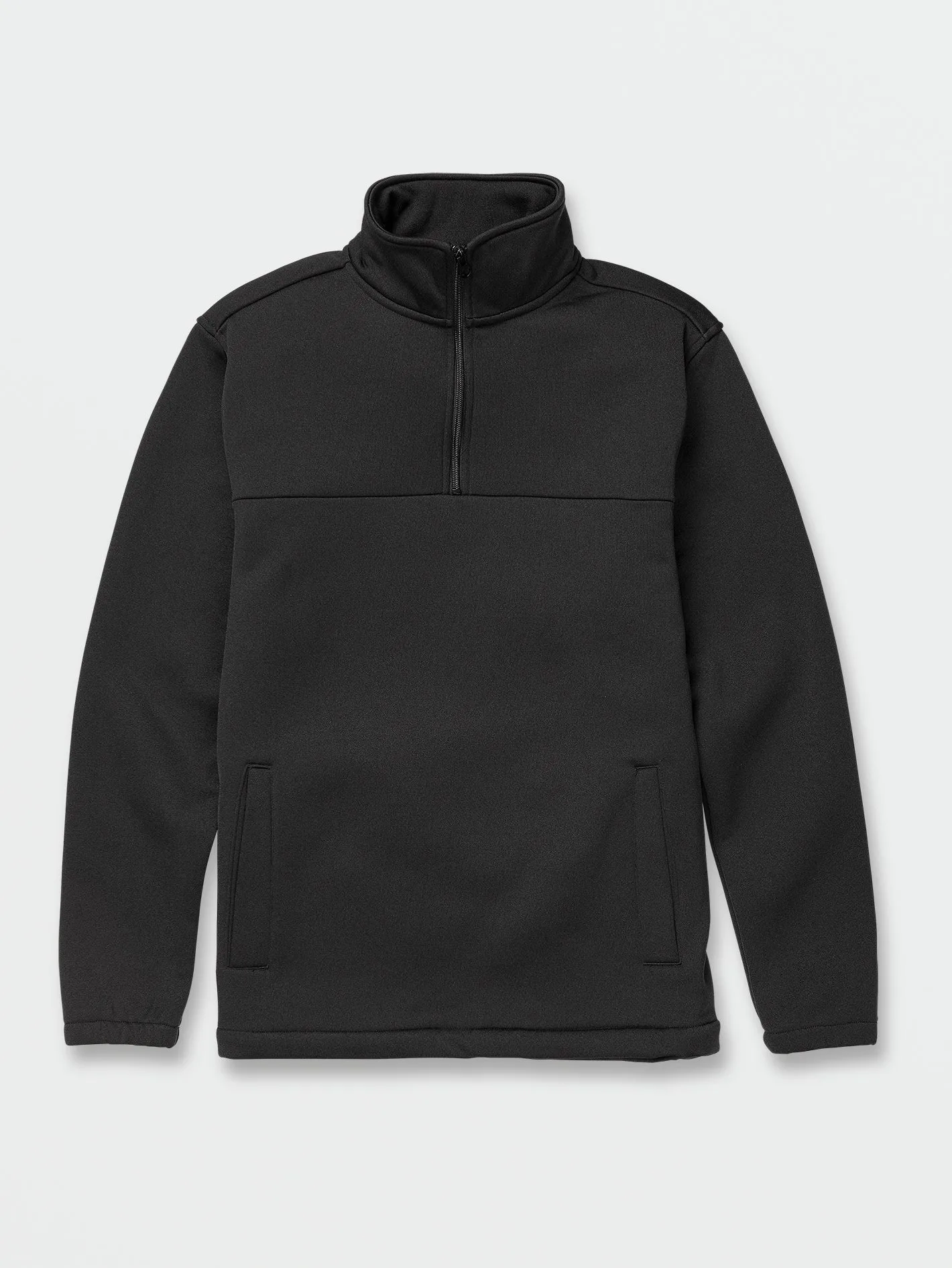 Volcom Workwear Quarter Zip Fleece Pullover - Black