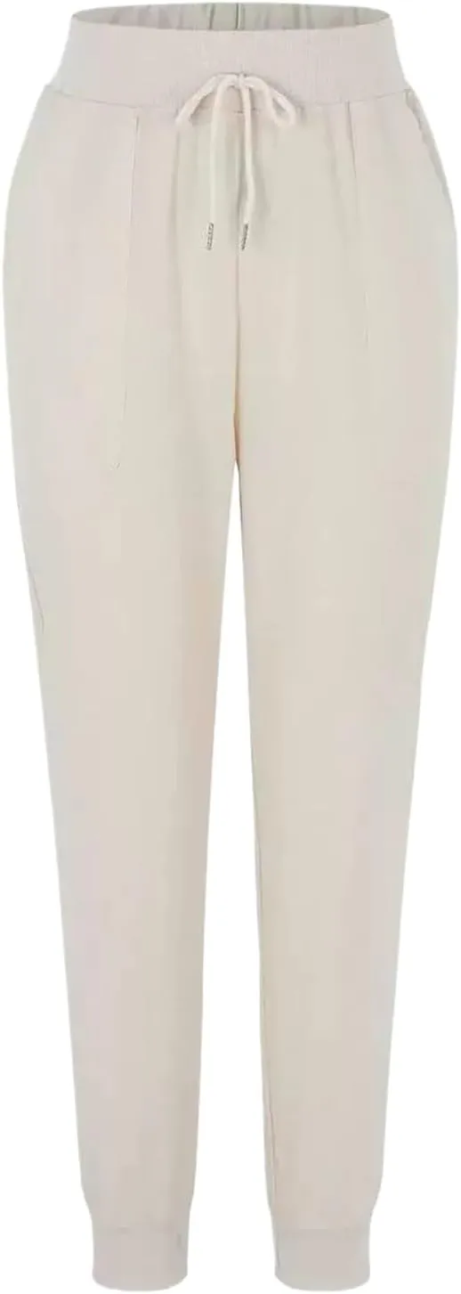 Wide Leg Linen Pants for Women High Waist Casual Loose Fit Summer Lightweight Jogger Palazzo Trouser with Pockets
