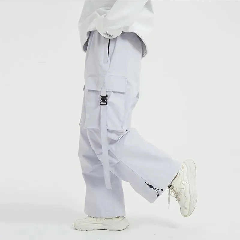 Winter Loose Fit Ski Pants Thicken Warm Outdoor Snow Pants
