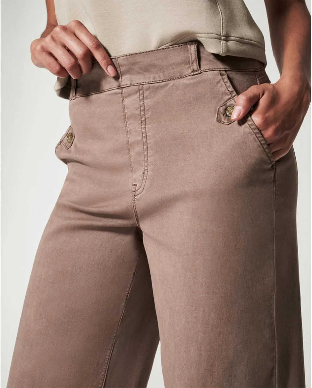 Women High Waist Casual Wide Leg Long Palazzo Pants Trousers Comfy Work Dress Pants Lounge Yoga Capris Pants