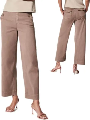 Women High Waist Casual Wide Leg Long Palazzo Pants Trousers Comfy Work Dress Pants Lounge Yoga Capris Pants