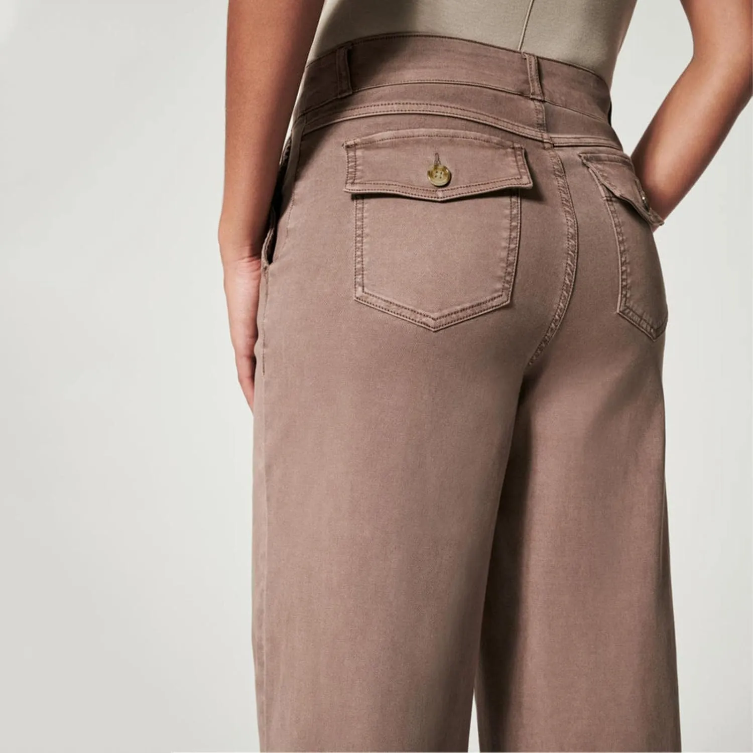 Women High Waist Casual Wide Leg Long Palazzo Pants Trousers Comfy Work Dress Pants Lounge Yoga Capris Pants