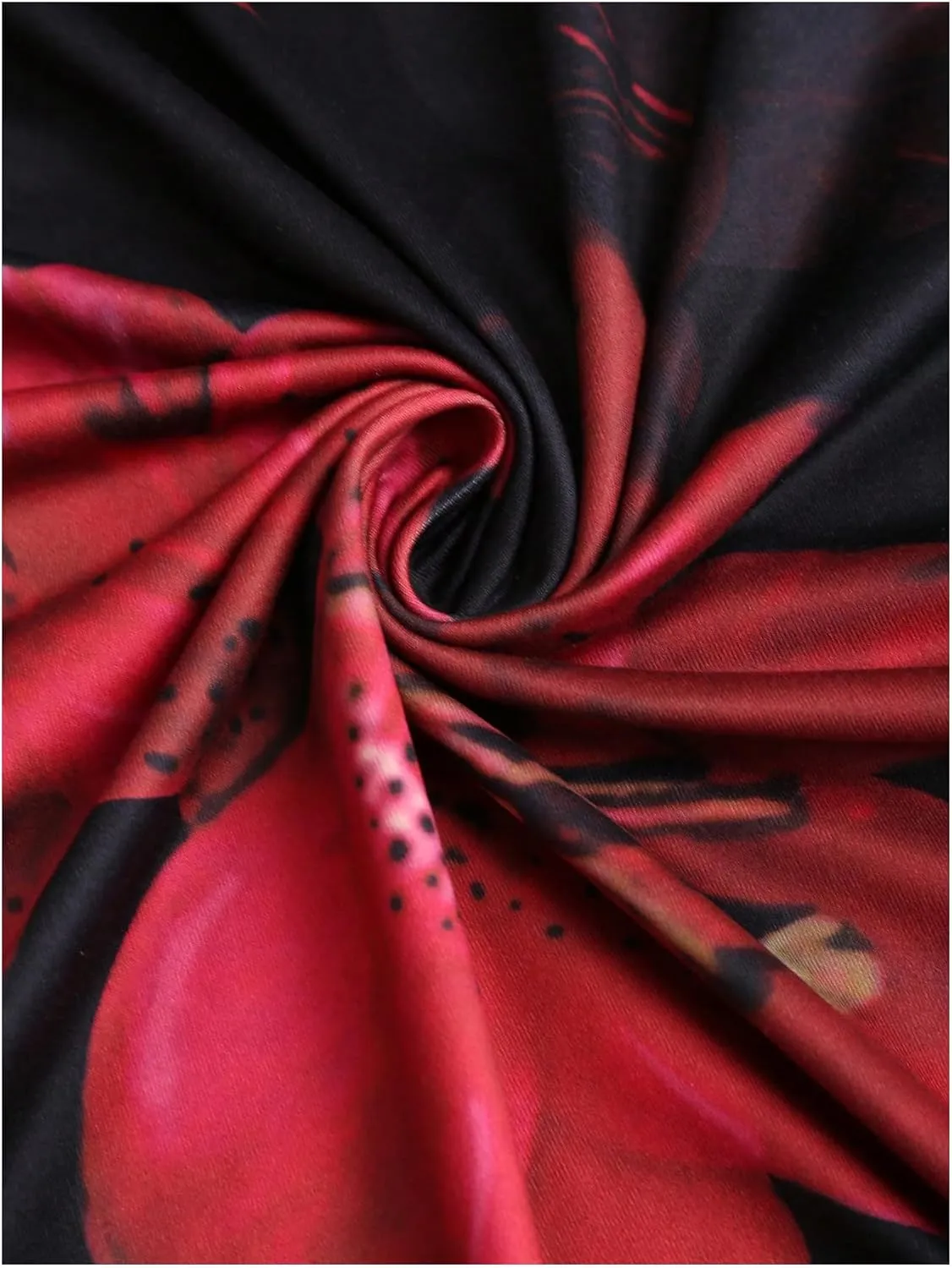 Women's Floral Print Maxi Skirt Ruffle Hem Ruched Fishtail Bodycon Long Skirts Vacation Going Out Outfits