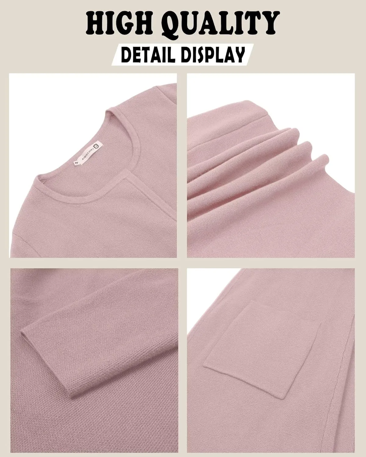 Women's Open Front Cardigan Sweater Long Sleeve Casual Knit Lapel Coatigan Coat