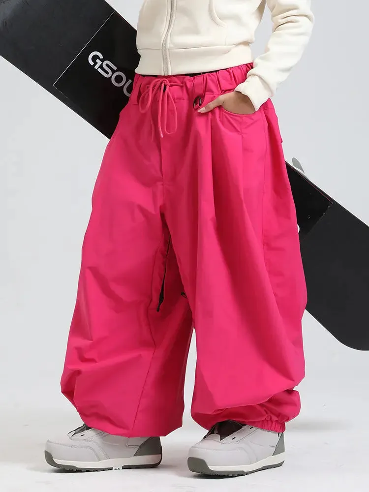 Women's Oversized Sports Trousers Super Baggy Snow Pants