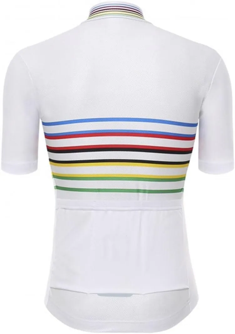 Women's Short Sleeve Cycling Jersey Full Zipper Biking Shirts Summer Quick Dry Bicycle Tops with Rear Pockets