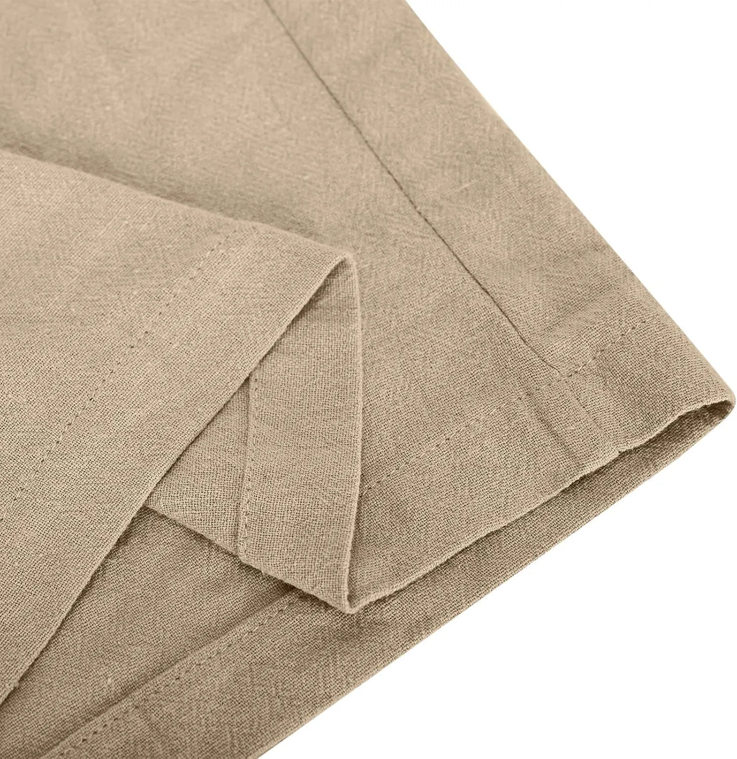 Women's Summer Linen Pants Flowy Wide Leg Long Lounge Pant Drawstring Trousers Business Casual Joggers Slacks Pockets