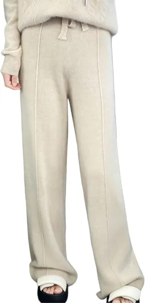 Womens Wide Leg Sweatpants Flare High Waisted Baggy Pants Drawstring Athletic Joggers Fashion 2025 Winter Outfits