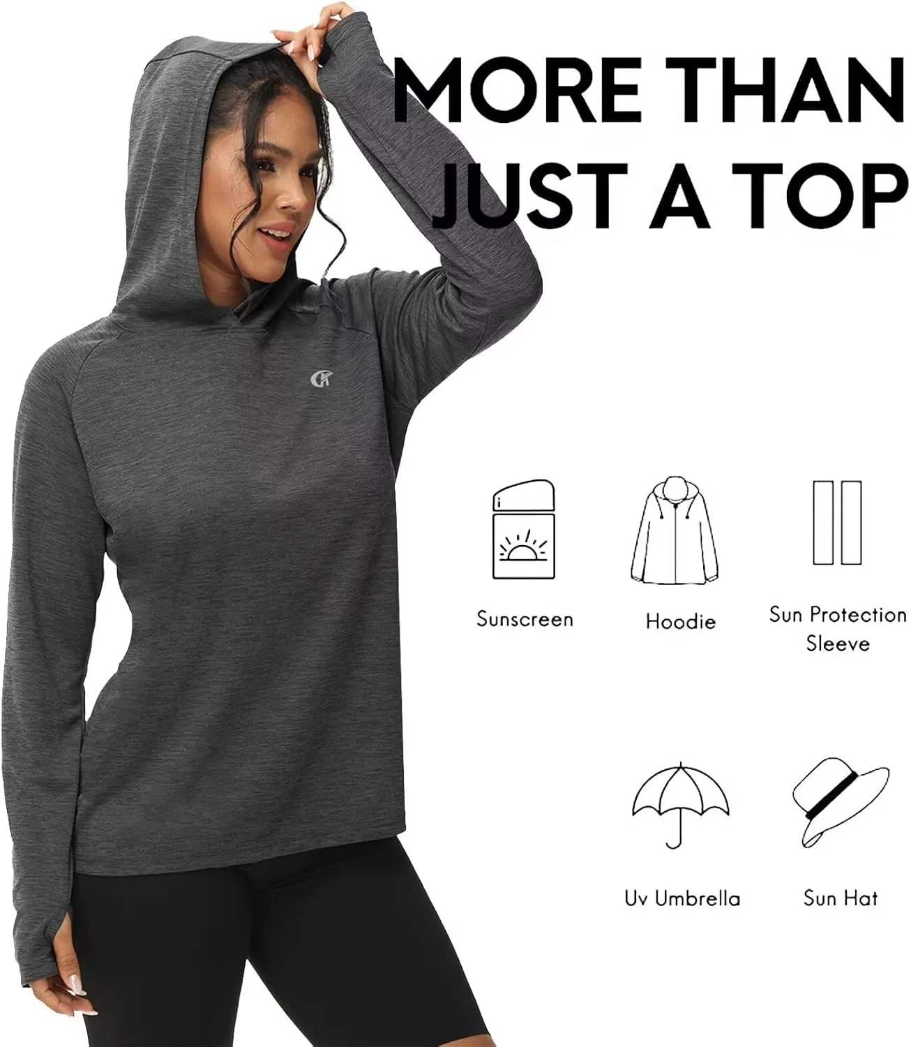 yuyangdpb Women's UPF 50 Sun Protection Long Sleeve Hoodie Shirt Hiking Fishing Outdoor Lightweight UV Shirts