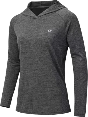 yuyangdpb Women's UPF 50 Sun Protection Long Sleeve Hoodie Shirt Hiking Fishing Outdoor Lightweight UV Shirts